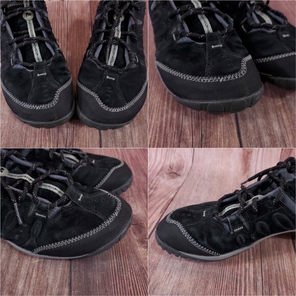 Merrell Contour Glove Black Womens Size 9 Barefoot Suede Trail Running Shoes - Picture 6 of 14